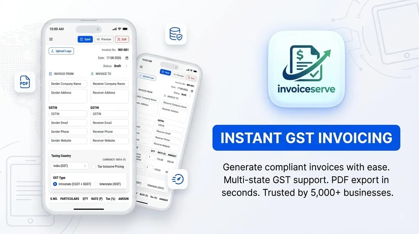 Free Online Invoice Generator - Clean and Professional Invoice Template Preview